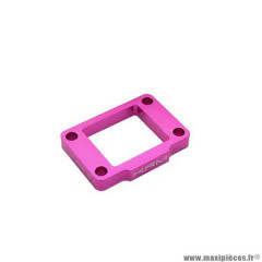 Cale admission clapet marque KRM pour mécaboite am6 10mm alu cnc couleur rose