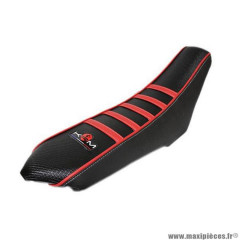 Housse de selle marque KRM pro ride pour mécaboite rieju mrt après 2009 couleur rouge