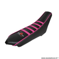 Housse de selle marque KRM pro ride pour mécaboite rieju mrt après 2009 couleur rose