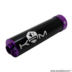 Silencieux/cartouche marque KRM pour mécaboite alu couleur violet