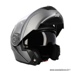 Casque modulable double écran marque Trendy t-706 couleur gris anthracite mat taille 53-54 XS