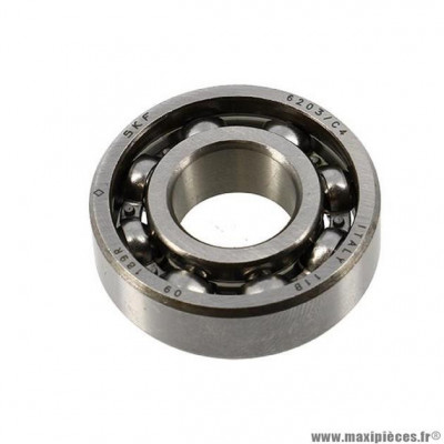 Roulement vilo 6203 c4 marque SKF pour mobylette 103 droit / adaptable solex (d17x40 épaisseur 12)