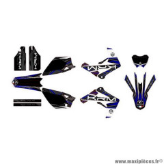 Kit deco/autocollant marque KRM pour mécaboite rieju mrt/mrt pro/marathon après 2009 couleur bleu