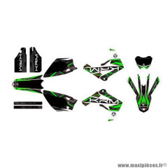 Kit deco/autocollant marque KRM pour mécaboite rieju mrt/mrt pro/marathon après 2009 couleur vert