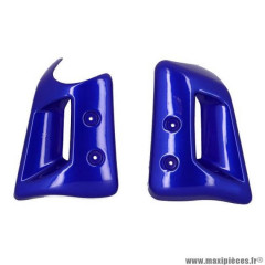 Ecope de radiateur pour mobylette peugeot 103 spx/rcx couleur bleu (x2) phase 2