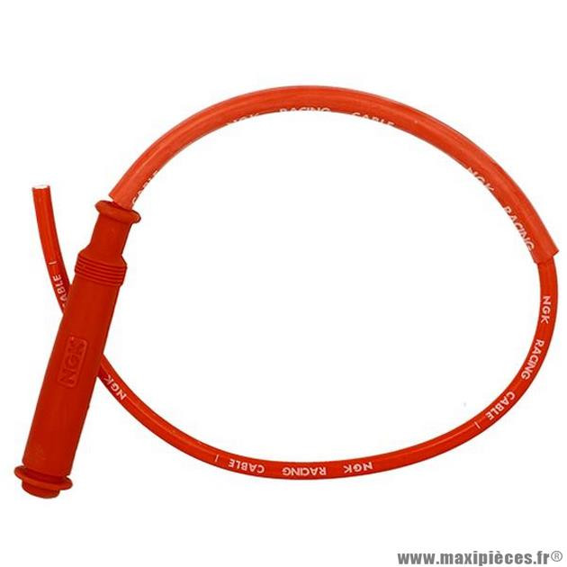 Antiparasites avec fil rouge NGK Racing cable CR3 – Pièce moto