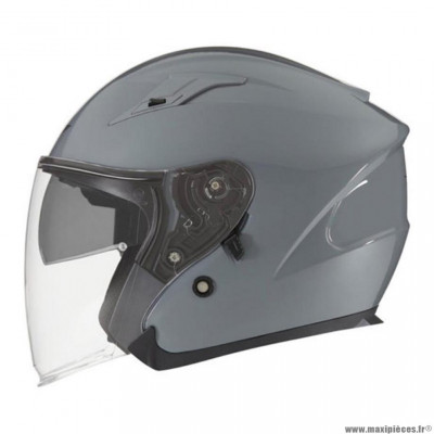 Casque jet marque Nox double écran n128 titanium mat t53-54 xs