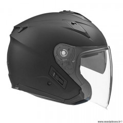 Casque jet marque Nox premium fly noir mat t61-62 xl
