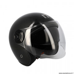 Casque jet marque Nox premium héritage effet carbone t55-56 s