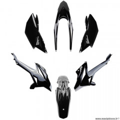 Carrosserie moto 50 kit Tun'r pour beta 50 rr 2012-2022 noir (6 pièces - ss tdf)