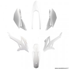 Carrosserie moto 50 kit Tun'r pour beta 50 rr 2012-2022 blanc (6 pièces - ss tdf)