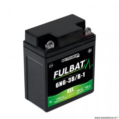 Batterie marque Fulbat 6n6-3b 6v6ah classic lg95 l57 h117 (gel - sans entretien) - activée usine
