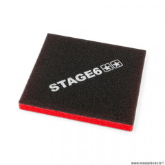 Mousse filtre à air marque Stage6 universelle double densite 15x15cm (feuille a decouper)