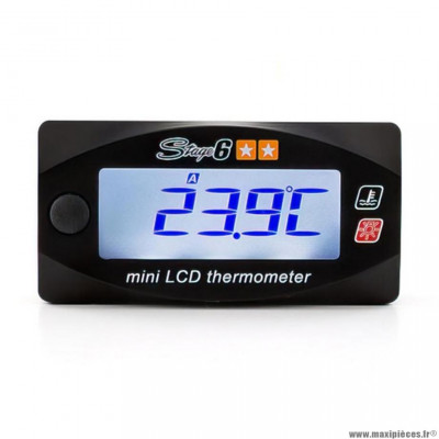 Thermomètre digital marque Stage6 (0-120 degrés) mk2 - noir