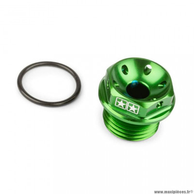 Bouchon huile Stage6 pour moto 50 derbi euro2/euro3/euro4 - vert