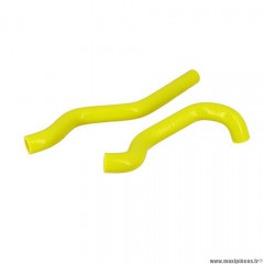 Durite eau Tun'r pour moto 50 rieju mrt/beta rr/sherco silicone jaune (x2)