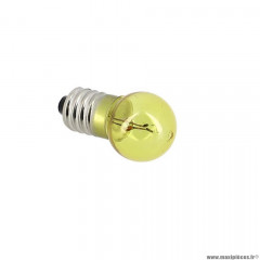 Lampe/ampoule 12v 6w import jaune (e10) cyclo (vissée)