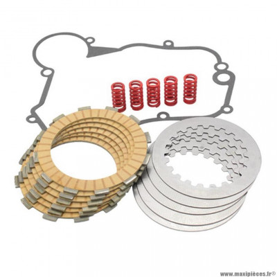 Disque embrayage KRM pour moto 50 derbi senda euro2/euro3/euro4 (kit 6 disques)