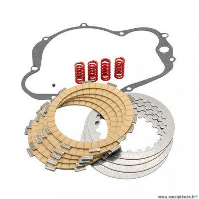 Disque embrayage KRM pour moto 50 am6 (kit 5 disques -hard/avec billes céramiques)