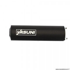 Silencieux/cartouche marque Yasuni pour moto 50 max pro noir/noir - passage droit