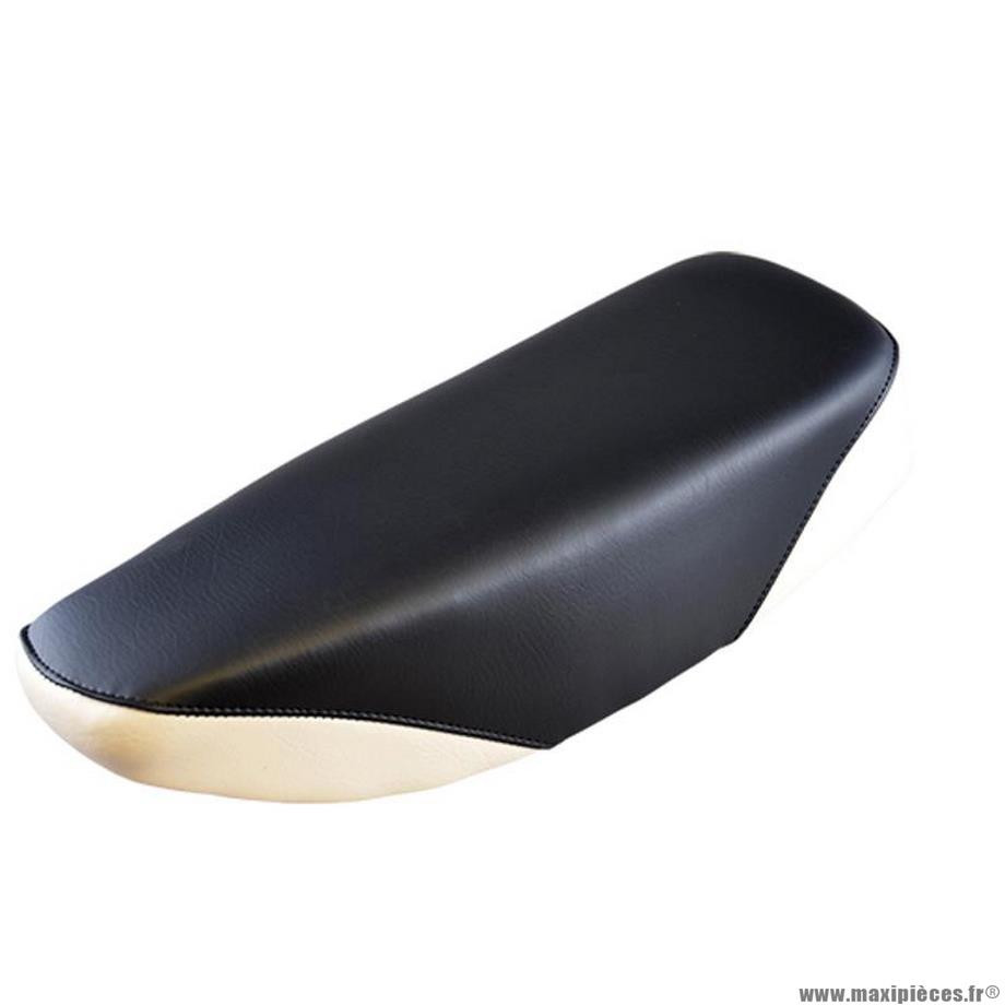 Selle biplace noir/beige avec support Selle Mobylette Maxi Pièces 50