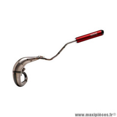 Pot cross ml verni Yasuni pour mécaboite rieju 50 rr - yamaha 50 dt-r - mbk 50 x-limit - peugeot 50 xps, xp6 (silencieux rouge) -tub807xr-25-