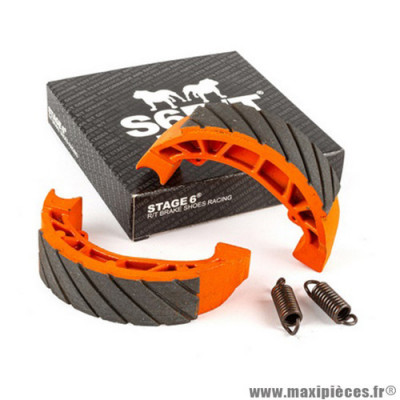 Garnitures frein à tambour T23 marque Stage 6 Racing" pour Piaggio Stalker / Zip