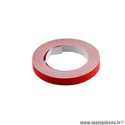 Autocollant liseret rouge pour jante / carrosserie - taille 10m x 9mm