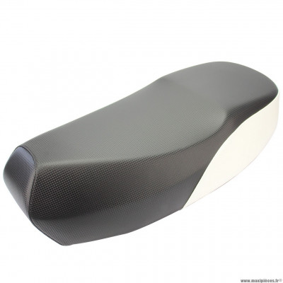 Selle blanc / noir pour scooter mbk booster, spirit