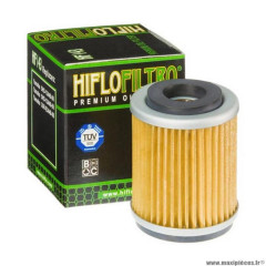 Filtre à huile Hiflofiltro HF143 (38x48mm) pièce pour Maxi-Scooter : YAMAHA 125 CYGNUS 1996>2003, MAJESTY, SR-MBK 125 FLAME 1996>2003, SKYLINER