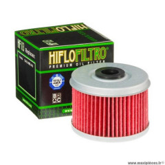 Filtre à huile Hiflofiltro HF113 (50x38mm) pièce pour Moto : HONDA 125 VARADERO 2001>