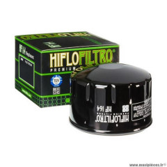 Filtre à huile Hiflofiltro HF164 (76x54mm) pièce pour Maxi-Scooter : BMW 600 SPORT 2012>, 650 GT 2012>, R 1200 GS, R 1200 R, R 1200 S, R 1200 ST, R 1200 RT, K 1600 GT