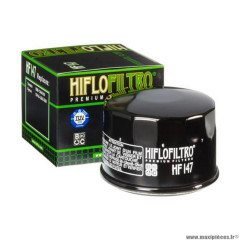 Filtre à huile Hiflofiltro HF147 (68x50mm) pièce pour Maxi-Scooter : KYMCO 500 XCITING 2009>, 700 MYROAD 2011>