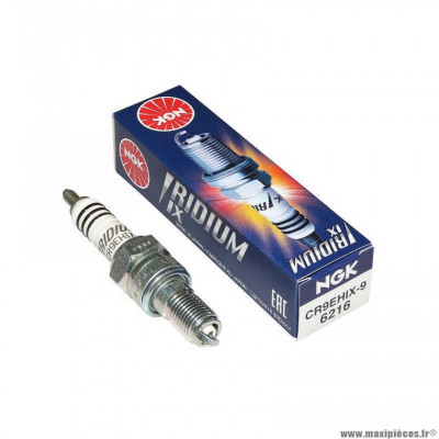 Bougie d'allumage ngk CR9EHIX-9 pour moto Honda Hornet