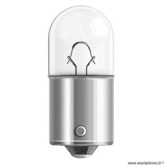 Ampoule marque OSRAM 12v-10w norme r10w culot ba15s graisseur standard blanc