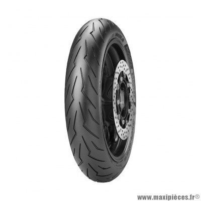 Pneu scooter 16p 120-70-16 marque Pirelli diablo rosso sc radial front tl 57h