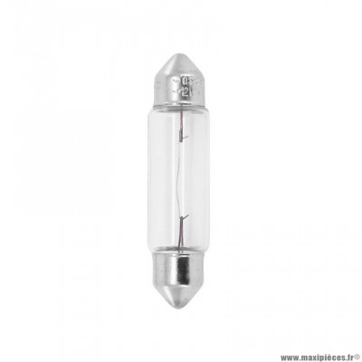 Boite d'ampoules marque OSRAM 12v-10w norme c10w culot sv8.5-8 navette standard blanc x10