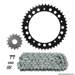 Kit chaine pour moto voge 500 ds 2020-2021 520 15x45 (diamètre couronne 158-180-8.2) (démultiplication origine) marque Afam