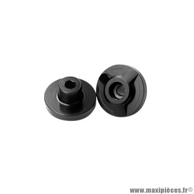 Embouts guidon (x2) marque Yasuni pro race noir d14 guidon alu