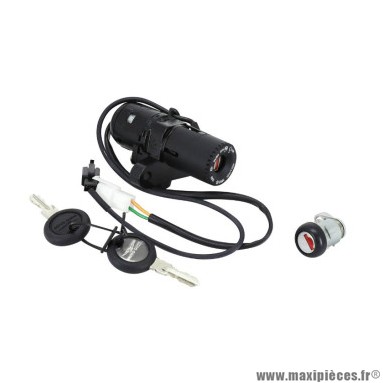 Kit serrure complet origine piaggio pour moto v9 moto guzzi e4 2016-2017 (2b002940)