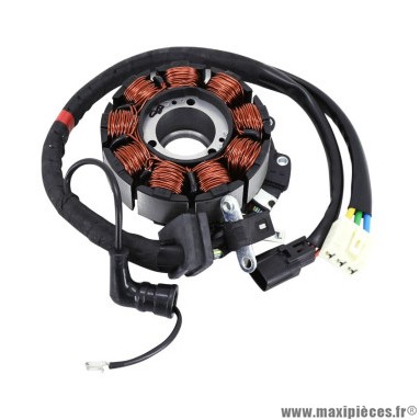 Stator complet origine piaggio pour maxi-scooter 125-150 medley- vespa gts après 2016 (1a013291)