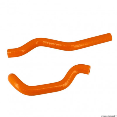 Durite eau Tun'r pour moto 50 rieju mrt/beta rr/sherco silicone orange (x2)