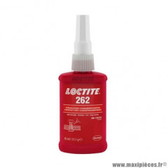 Frein filet marque Loctite normal 262 a résistance moyenne (flacon 50ml)