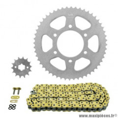 Kit chaine Afam pour yamaha 125 xsr abs après 2021 428 14x52 (diamètre couronne 76-100-8.5) (démultiplication origine)