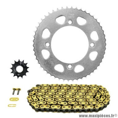 Kit chaine Afam 428 13x50 (dimensions 100/120/8.5/16) pour Mecaboite BETA RR AM6 50cc