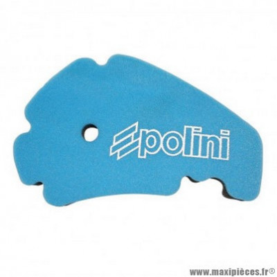 Mousse filtre à air double densite marque Polini pour maxi-scooter piaggio 125 x7, x8, beverly, yourban,250-300-400-500 mp3 - gilera 125-250-300 nexus, 500 fuoco (203.0134)