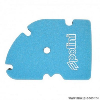 Mousse filtre à air double densite marque Polini pour maxi-scooter piaggio 250 vespa gts après 2005, 300 vespa gts après 2009 (203.0138)