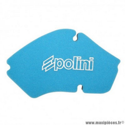 Mousse filtre à air scooter double densite marque Polini pour scooter piaggio 50 zip 2T fast rider 1996 à 1997 (203.0141)