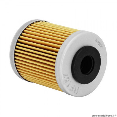 Filtre à huile marque Hiflofiltro HF157 pour moto ktm 250-400-450-520-525 exc, 690 duke, 450-525 smr, 690 supermoto, 400-450 sx - beta 400-525 rr (41x52mm)