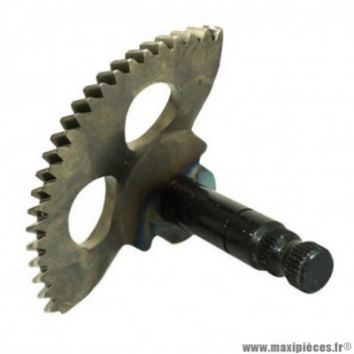 Axe-pignon de kick pour scooter aprilia 50 sonic - mbk 50 forte - yamaha 50 breeze